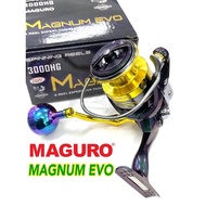 MAGURO MAGNUM EVO SPINNING FISHING REEL 3000pg 3000hg 4000pg 4000hg