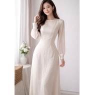 Monoco 4-panel silk ao dai size S,L