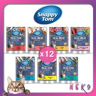 12 Snappy Tom Pouch - 85g / 1 box Cat Wet Food / Makanan Kucing Basah Kitten
