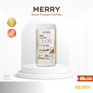 โปรตีนพืชMerry Glow Protein Coffee Flavor ไม่มีถั่วเหลือง โปรตีน + คอลลาเจน วิตามิน แร่ธาตุ