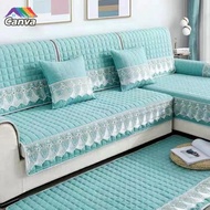 sofa cover 1/2/3/4 seater &amp;L shape sofa cushion cover foldable sofa bed cover non-slip All-inclusive long sofa cover universal