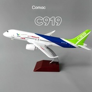 Large domestic aircraft C919Chinese alloy commercial aircraft model, other cargo aircraft simulation