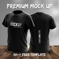 MOCKUP/ TEMPLATE/ DESIGN/ GRAPHIC/ ART/ PS - PREMIUM T-SHIRT MOCK UP