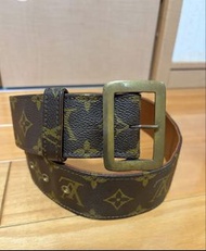 LV Louis Vuitton Monogram 皮帶