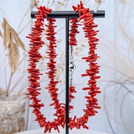 【阿卡原支紅珊瑚項鍊】美品稀缺 天然樹枝 紅珊瑚項鍊|一物一拍