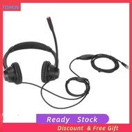 Tominihouse Desk Phone Headset RJ9 Office Supports Binaural Noise Cancellation