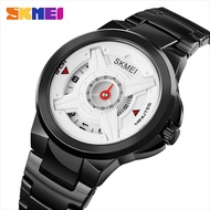 Jam Tangan SKMEI 1699 Pria Analog Tali Stainless Steel Original Skmei Watch Factory