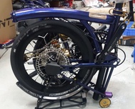 16” RUHM DX7 七速三摺車,前後碟剎 ,中空牙盤