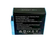 Replacement Battery Pack For GoPro Hero 9/10/11/12  AHDBT-901 Li-ion Battery