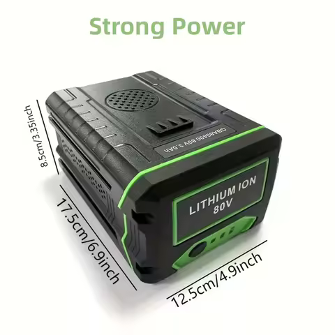 Battery for Greenworks 80V GBA80400 GBA80250 GBA80200 with Greenworks 80V Power Tools PW80L420 TL80L
