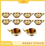 [CloudsMiles] Alloy Metal for Diwali Decoration Oil Lamp 10 Pcs Kuber Diya for Diwali Diya Vilakku f
