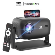 GOOJODOQ 1080P Sealed Optical Machine Smart Projector With Stand