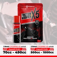 CYCOPRO X5 Friction Modifier Motorcycle Additive Engine Treatment Oil Best Pickup Smoother Engine