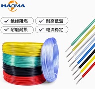 PTFE Wire Silver Plated FEP Insulation Single Core Cable High Purity Copper Wire DIY HiFi Audio Spea