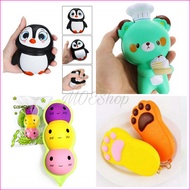 Squishy keychain  kawaii cute face spring spiral pocket wallet safety chain face expression cartoon