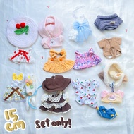 [READ DESC] DOLL CLOTHES 10CM 15CM 20CM DOLL CLOTHES