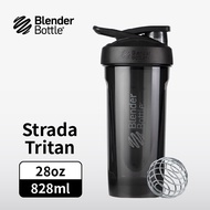 Blender Bottle Strada 按壓式Tritan運動水壺28oz/828ml-漆黑