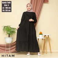 Promo Gamis Twill Ori Pekalongan / Gamis Abstrak Bestseller