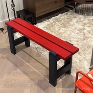 Dopamine Entryway Shoe Changing Stool Home Use Metal Stool Modern Simple Waiting Bench Dining Chair 