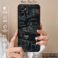 Case OPPO A36hp A76/ A96/ - OPPO A76 Softcase A96/ A36 AESTH Motif - Silicone OPPO A76hp - OPPO A36 