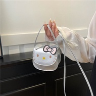 Cute One-Shoulder Messenger Bag Cartoon kt Cat Girl Bag Summer Small Bag Girl Mini Small Bag Bag Sho