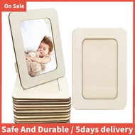 12 Pieces DIY Wood Picture Frames Standing Photo Frames For 4 X 6 In Photos,