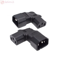 [COD] Power Adapter C14-C13 C13 Female 10A 3Pin Corner Plug 90 Angled C14 Male To C13 Female Bend Up