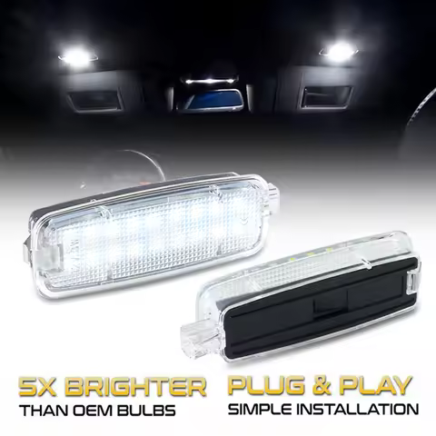 LED Interior Sun Visor Light Overhead Reading Dome Lamps For Audi A3 8P 8V A6 C6 C7 TT 8J A4 B7 B8 A