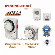 24Hours Analog 3pin Plug Programme Timer and Mechanical Timer (SIRIM APPROVED)