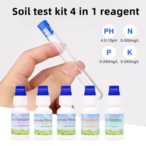 Agriculture Soli Test Kit NPK Levels Test Ammonia Nitrogen Phosphorus Potassium Control Sheets Test 