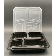 LUNCH BOX TAGE SQ 4C BLACK - 50pc