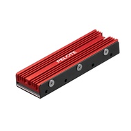 M.2 NVME/NGFF SSD Heatsink Radiator Cooling Fin Cooler with Silicone Thermal Pad, Double-Sided Heat 