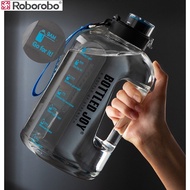 Water Bottle Large Capacity Sports Fitness Ton Bucket Space Cup Portable Tumbler 2500ml