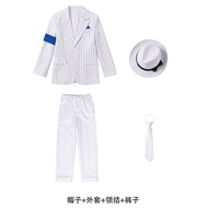 RA Kids Michael Jackson Cosplay Outfit MJ Tap Dance Costume Halloween Party Stage Dance Suit AR