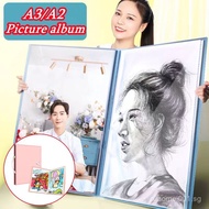 A3/A2,8K/4K Picture Album Folder File Folder Storage Organizer Children's Art Drawing Paper Preserva