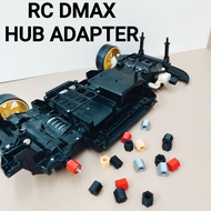 RC DMAX HUB ADAPTER HEX SIZE 6MM INNER 12MM OUTER FOR RC WHEEL CONVERSION
