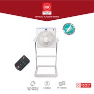 KDK SC30H Standing Box Fan with Remote Control, 3-Speed and Adjustable Height