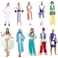Halloween Adult Arabian Samurai Costume Aladdin Zeus Jasmine Masquerade Party cos Costume