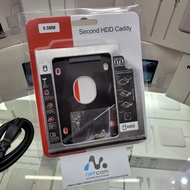 HDD CADDY SLIM (9.5mm) FOR SSD HDD DVD SLIM LAPTOP CADDY -CP