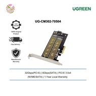 UGREEN EXPRESS CARD  M.2 M-KEY + M.2 B-KEY TO PCI-E3.0X4 UG-CM302-70504