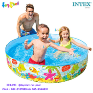 Intex ส่งฟรี สระขอบตั้งลายเด็กเล่นชายหาด 5 ฟุต (1.52 ม.) รุ่น 56451