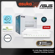 D-Link Dgs-1008a 8-Port Gigabit Desktop Network Switch
