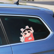 Motorcycle Stickers Fun Cute Crayons Car Window Fuel Tank Cap Decorative Stickers Laptop Stickers