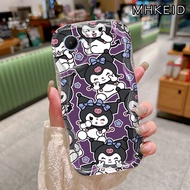 MHKEID Casing Hp Realme C30 Realme C30s Realme Narzo 50i Prime Case Pola Kuromi yang lucu transparan