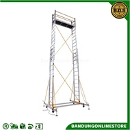 Original Krisbow Tangga Scaffolding Multifungsi Aluminium 6.85 Meter