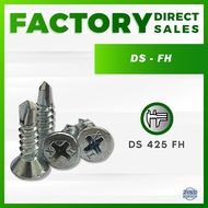 DS425FH 8 X 1" FLAT HEAD SELF DRILLING SCREW (DS 425 FH 8X1") SKRU BESI EKOR UDANG