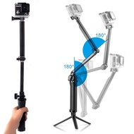 3 Way Monopod Tripod Handheld for Garmin Virb 360 X Ultra 30 Olympus Stylus Tough TG-Tracker Panason