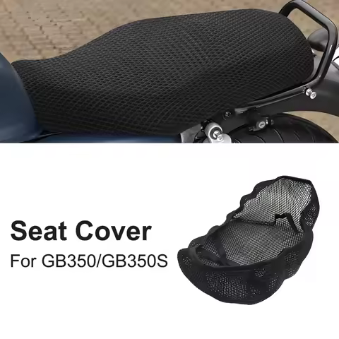 For Honda GB350 GB350S GB 350 350S Motorcycle Anti-Slip 3D Mesh Fabric Seat Cover Breathable Waterpr