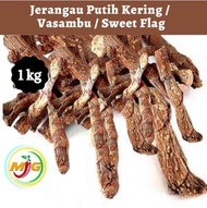 Jerangau Putih Kering / Vasambu / Sweet Flag - 1kg Cooking Ingredients  Herbs Organic