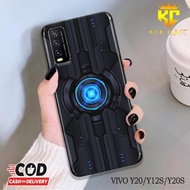 PJ778 Kukcase - Case Vivo Y12s y20 y20s Fashion Robot Pria Wanita Soft